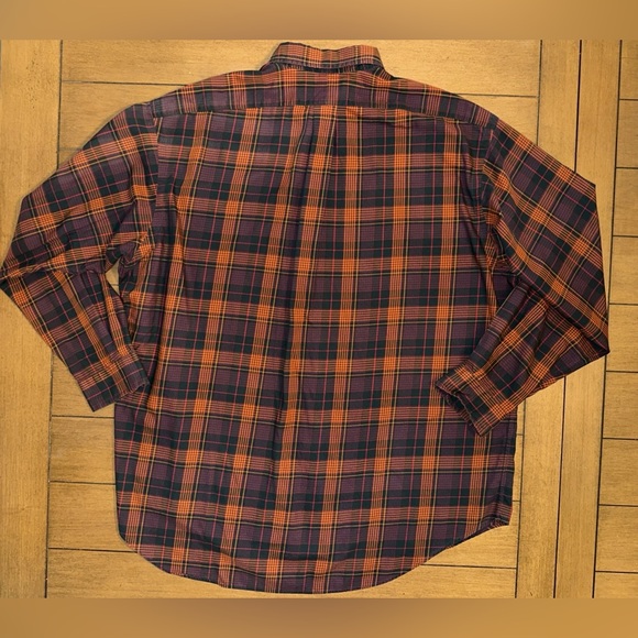 Ralph Lauren Blake Mens XL Button Up Shirt Long Sleeve Plaid Multi Color - Picture 8 of 13